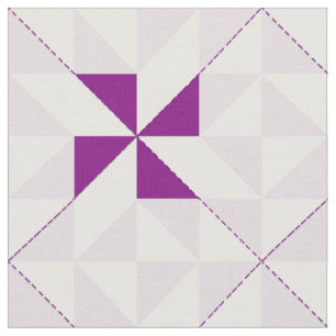 Annie's Choice Block Quilt Pattern in Purple Fabric