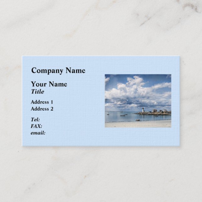 Annisquam Lighthouse, Gloucester MA c1904 Business Card (Front)