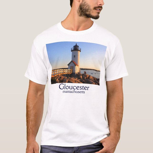 Annisquam Lighthouse Gloucester T-Shirt (Front)