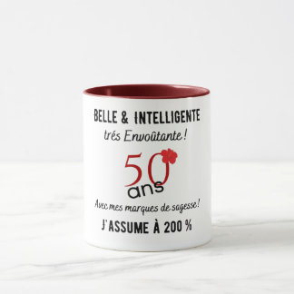 anniversaire 50 ans mug