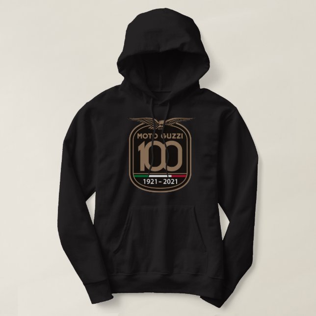 Anniversary 100th Moto Guzzi Yeahh Classic Hoodie (Design Front)