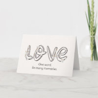 Anniversary Almond Blossom Love Text