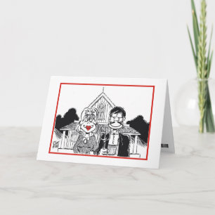 ANNIVERSARY: "AMERICAN GOTHIC" CARD