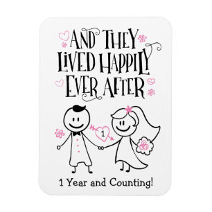 Anniversary, And They Lived Happily Ever Magnet