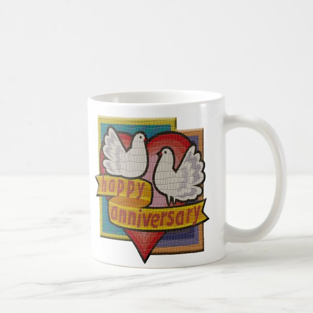 ANNIVERSARY BIRDS T COFFEE MUG (Right)