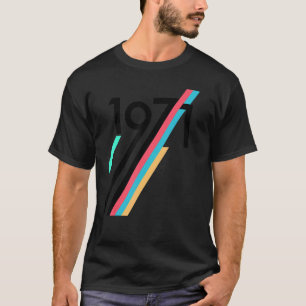 Anniversary Born In 1971 Born In 1971 Racing Strip T-Shirt
