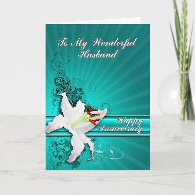Anniversary card for a husband (Front)