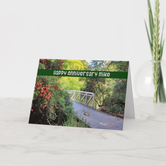 Anniversary Card for Husband Mike (Front)