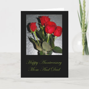 Anniversary Card For Mum And Dad