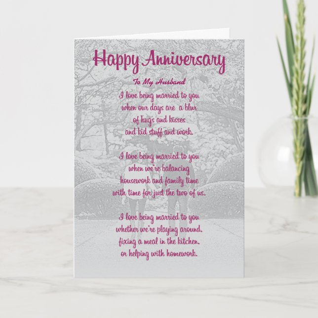 Anniversary Card for Spouse (Front)
