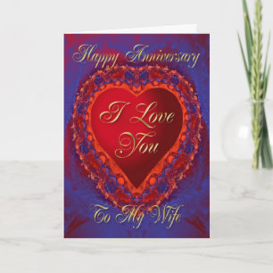 Anniversary card for wife