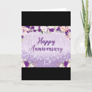 Anniversary Card, happy Anniversary card, love car Holiday Card