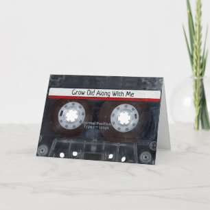 Anniversary Cassette Tape Card