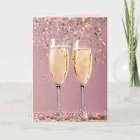 Anniversary Champagne and Confetti