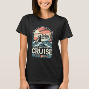 Anniversary Cruise Couple Vacation Matching Husban T-Shirt