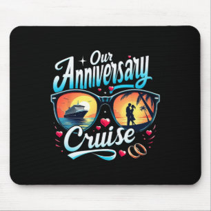 Anniversary Cruise Couples Matching Romantic Cruis Mouse Pad