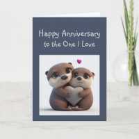 Anniversary Forever Love & Friend Cute Otters