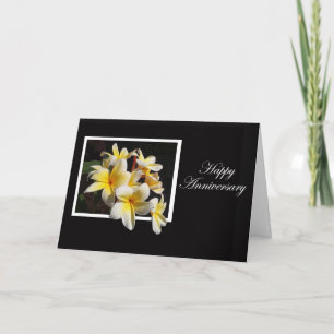 Anniversary Frangipani Card