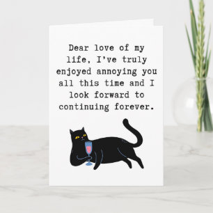 Anniversary Funny Card, Humourous Valentine’s Card
