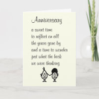 Anniversary Funny Happy Wedding Anniversary Poem