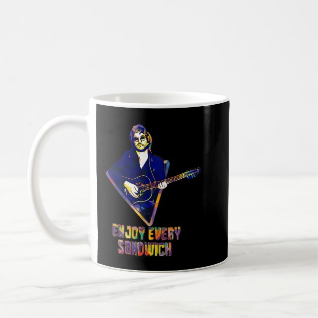 Anniversary Gift Warren Art Zevon Gifts For Music  Coffee Mug (Left)