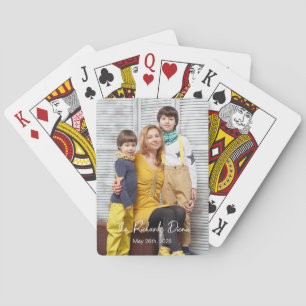  Anniversary Gifts, Custom Picture,Christmas Poker Playing Cards