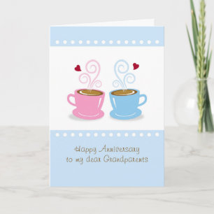 Anniversary Grandparents, Whole Latte Love Card