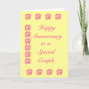 Anniversary Greetings Card