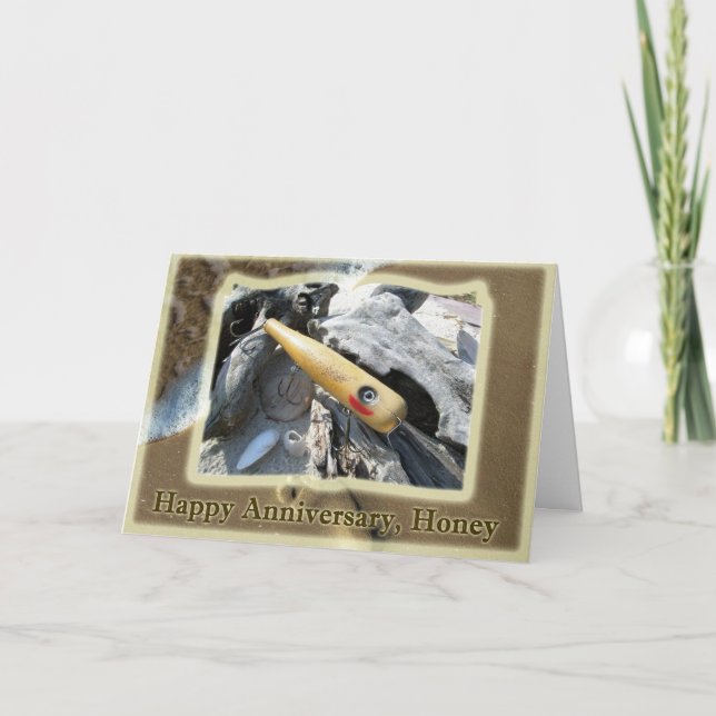 Anniversary Honey Big Snook Vintage Lure Card (Front)