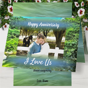 Anniversary I Love Us Vallarta River South 0366 Card