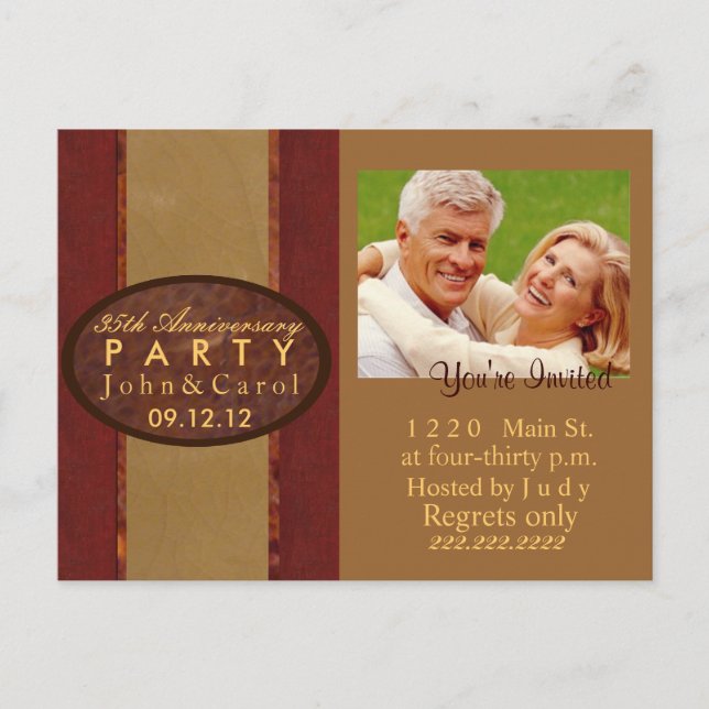 Anniversary invite (Front)