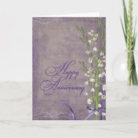 Anniversary Lily of the Valley bouquet