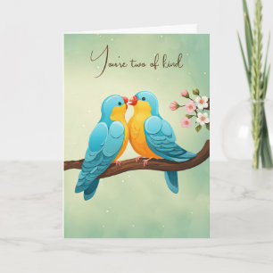 Anniversary Love Birds Card