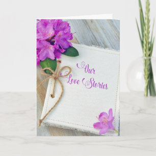 anniversary love journal card
