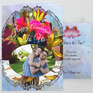 Anniversary Love's Flowers PM0001 Card