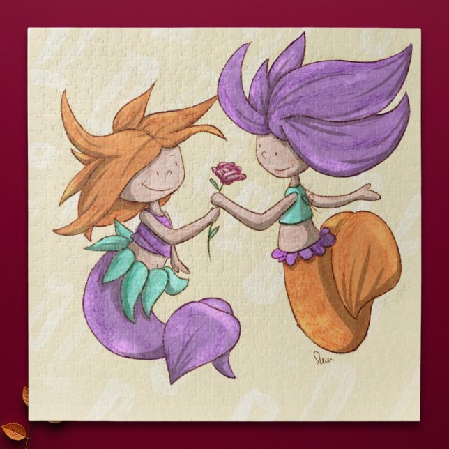 Anniversary Mermaid Jigsaw Puzzle (Creator Uploaded)