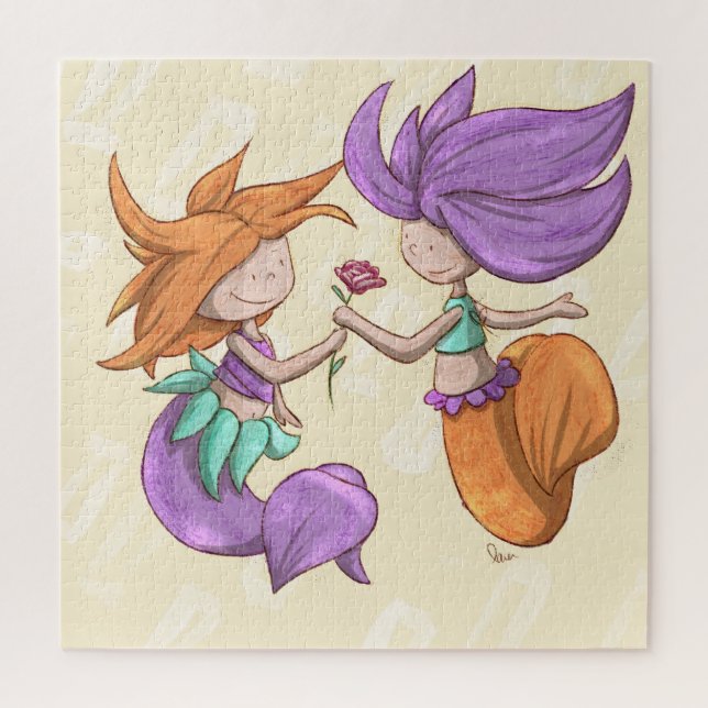 Anniversary Mermaid Jigsaw Puzzle (Vertical)
