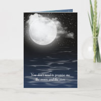 Anniversary Moon with Water Reflection
