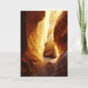 Anniversary Narrows Vertical Lake Mead Slot Canyon Card