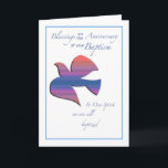 Anniversary of Baptism Dove Card<br><div class="desc">Celebrate a Baptismal anniversary with this beautiful image of a dove and water - both symbols of Baptism. Perfect for adult as well as child on the Anniversary of their Baptism.</div>
