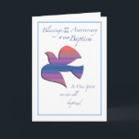 Anniversary of Baptism Dove Card<br><div class="desc">Celebrate a Baptismal anniversary with this beautiful image of a dove and water - both symbols of Baptism. Perfect for adult as well as child on the Anniversary of their Baptism.</div>