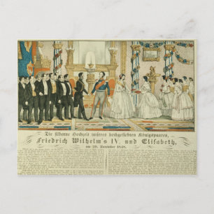 Anniversary of Frederick William IV and his Postcard