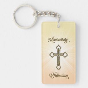 Anniversary of Ordination, Cross on Starburs Key Ring