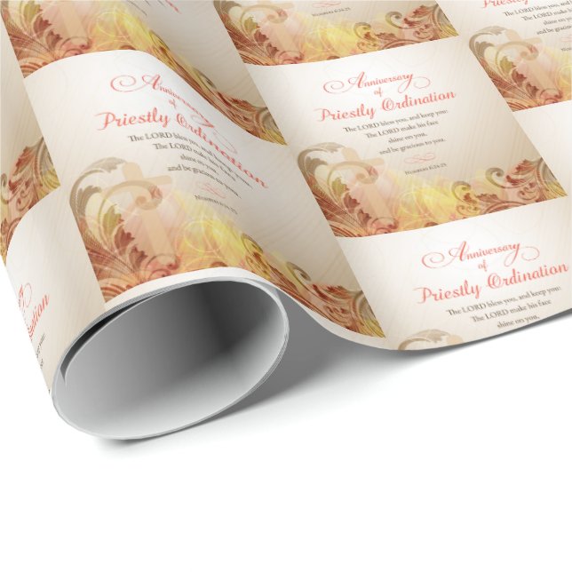 Anniversary of Priestly Ordination Wrapping Paper (Roll Corner)