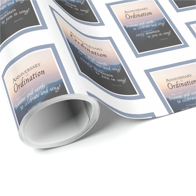 Anniversary Ordination Wrapping Paper (Roll Corner)