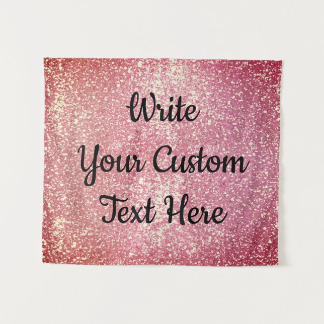 Anniversary Photo Booth Prop Chic Vow Renewal 50th Tapestry (Front (Horizontal))