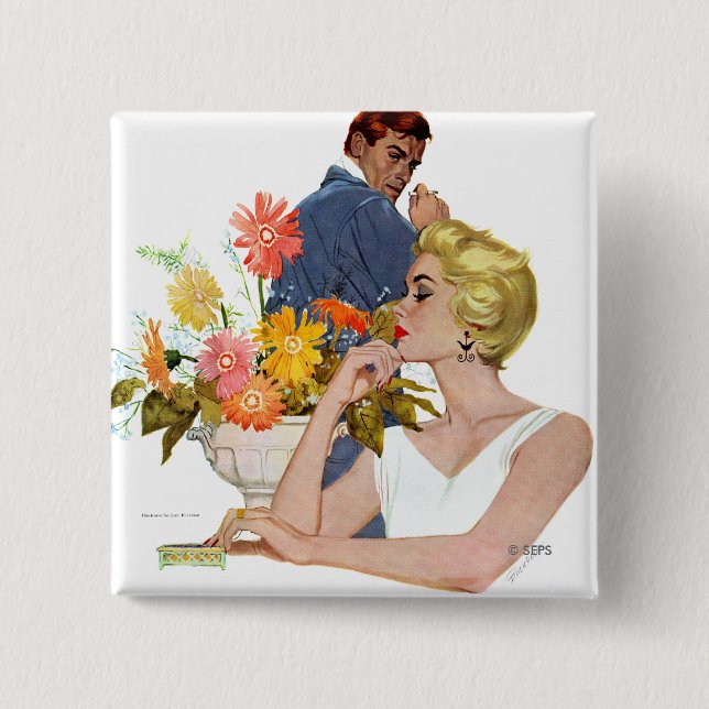 Anniversary Quarrel 15 Cm Square Badge (Front)