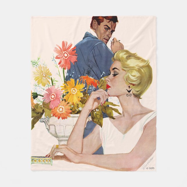 Anniversary Quarrel Fleece Blanket (Front)