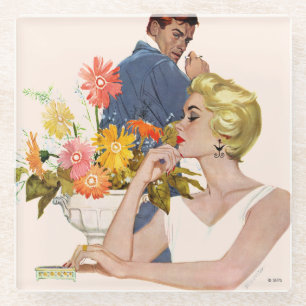 Anniversary Quarrel Glass Coaster