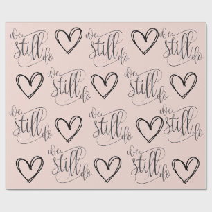 Anniversary Rose Theme Wrapping Paper